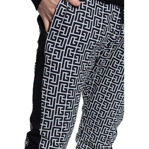 Balmain Black Cotton Jeans & Pant