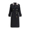Burberry Castleford long Trench Coat with Check collar