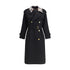 Burberry Castleford long Trench Coat with Check collar