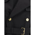 Burberry Castleford long Trench Coat with Check collar
