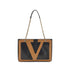 Valentino Garavani Viva Superstar Small Black/Brown Leather Tote Bag Women