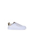 Dolce & Gabbana White Gold Portofino Sneakers for Women – Leather Low Top Shoes