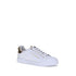 Dolce & Gabbana White Gold Portofino Sneakers for Women – Leather Low Top Shoes