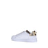 Dolce & Gabbana White Gold Portofino Sneakers for Women – Leather Low Top Shoes