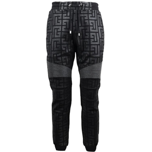 Balmain Black Cotton Jeans & Pant