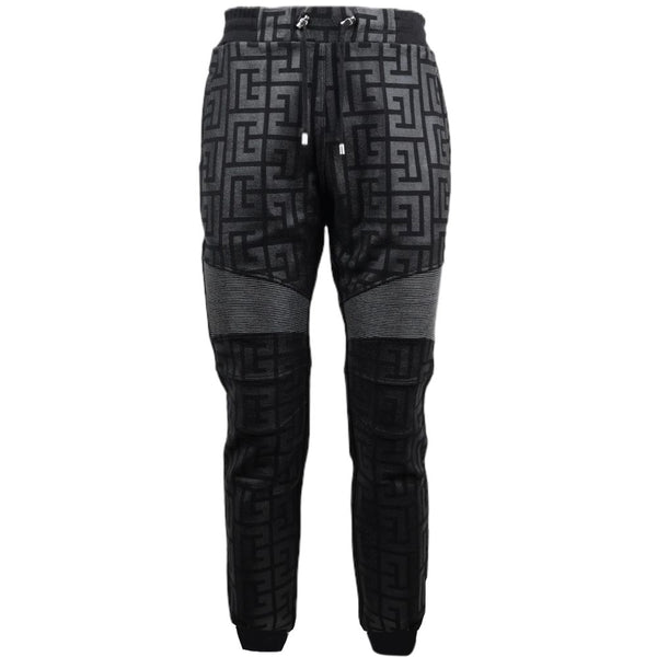 Balmain Black Cotton Jeans & Pant