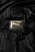Dolce & Gabbana Black Logo Full Zip Hooded Quilted Jacket
