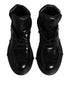Dolce & Gabbana Black Leather Casual Mens Ankle Boots Shoes