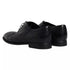 Dolce & Gabbana Dark Blue Leather Derby Wingtip Formal Shoes