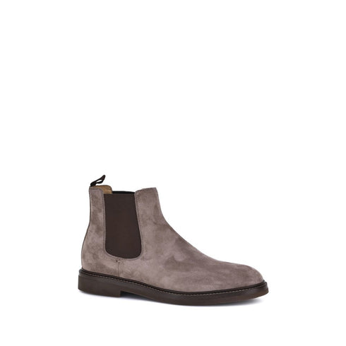 Brunello Cucinelli Suede Ankle Boots