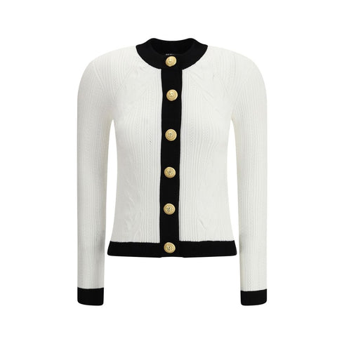 Balmain Contrast trim Cardigan