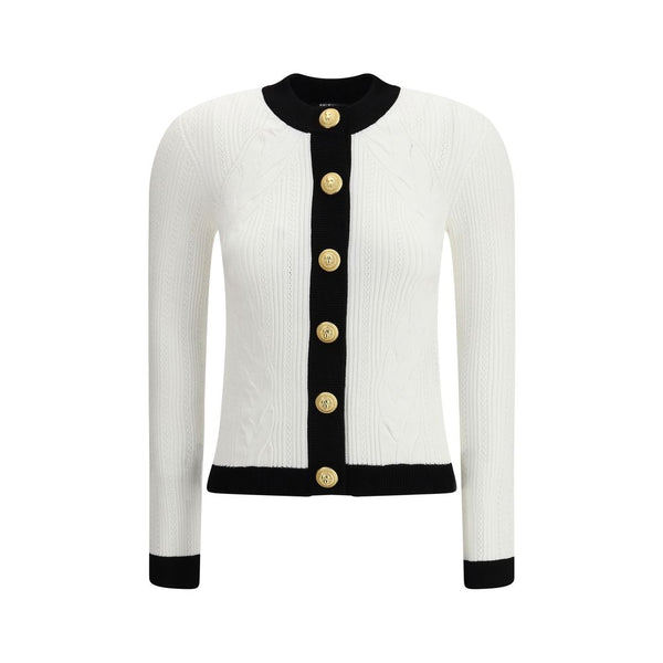 Balmain Contrast trim Cardigan