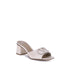 Valentino Garavani VLogo Slide Sandals – Off-White Patent Leather Block Heel Slides for Women