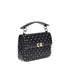 Valentino Garavani Rockstud Spike Medium Shoulder Bag in Black Lamb Leather for Women