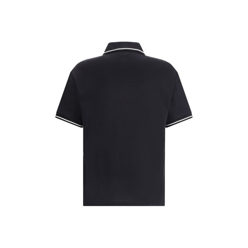 Amiri Black Cotton Polo T-Shirt