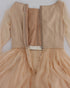 Dolce & Gabbana Beige Silk Ball Gown Full Length Dress