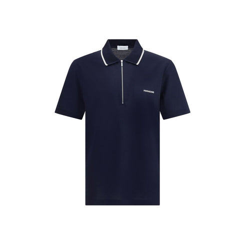 Ferragamo Zip Polo Shirt