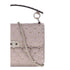 Valentino Garavani Rockstud Spike Medium Shoulder Bag Light Pink Lamb Leather Women