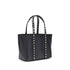 Valentino Garavani Rockstud Black Leather Tote Bag for Women