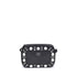 Valentino Garavani Nellcôte Eyelet Shoulder Bag Black Calf Leather – Women