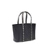 Valentino Garavani Rockstud Black Leather Tote Bag for Women