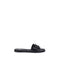 Valentino Garavani VLogo Slide Sandals – Women's Black Patent Leather Slides