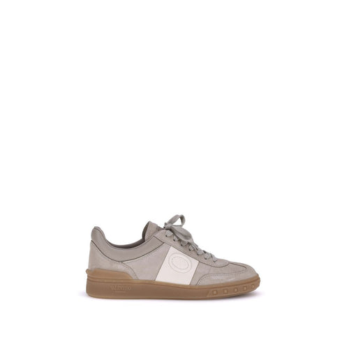 Valentino Garavani Upvillage Sneakers – Grey Suede Leather Shoes