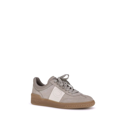 Valentino Garavani Upvillage Sneakers – Grey Suede Leather Shoes