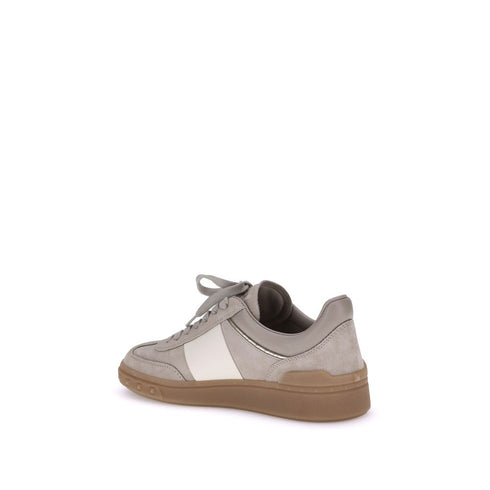Valentino Garavani Upvillage Sneakers – Grey Suede Leather Shoes