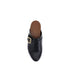 Chloé Jeannette Black Leather Mule Clogs with Wooden Platform and Gold Studs - Women’s