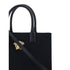 Versace Black Canvas & Leather Medusa Shoulder Bag for Women