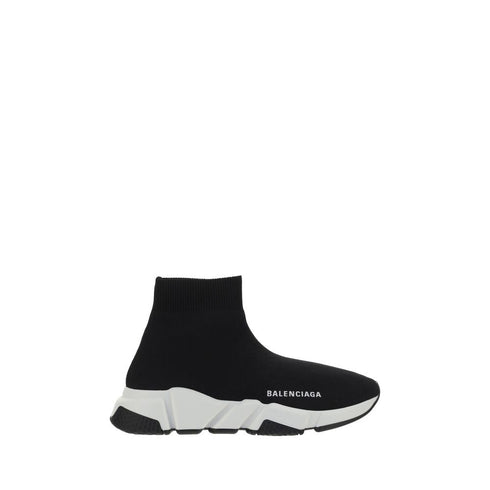 Balenciaga Speed AW25 Sock Sneakers – Black Polyester Knit Shoes