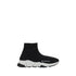 Balenciaga Speed AW25 Sock Sneakers – Black Polyester Knit Shoes