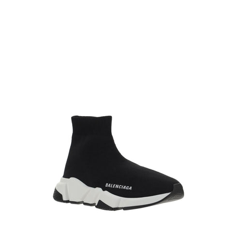 Balenciaga Speed AW25 Sock Sneakers – Black Polyester Knit Shoes