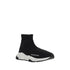 Balenciaga Speed AW25 Sock Sneakers – Black Polyester Knit Shoes