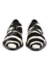 Dolce & Gabbana Black White Zebra Pony Fur Dress Shoes