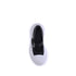 Alexander McQueen Black White Leather Rubber Strap Sneakers Shoes for Women