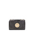 Chloé Heritage Shoulder Bag – Brown Leather with Gold Medallion for Women