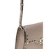Valentino Garavani Rockstud Nude Beige Calf Leather Shoulder Bag for Women