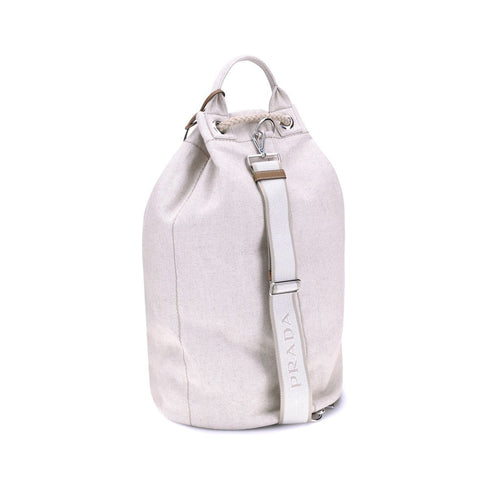 Prada Linen Bucket Bag