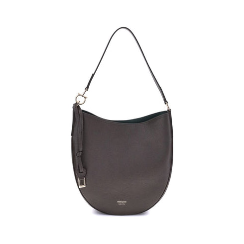 Ferragamo North-South Hobo Bag in Brown Calf Leather – Women
