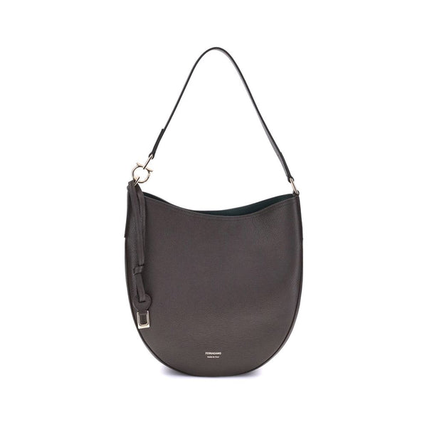 Ferragamo North-South Hobo Bag in Brown Calf Leather – Women