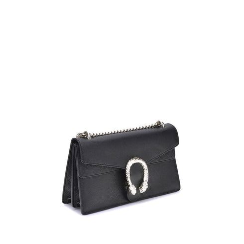 Gucci Dionysus Medium Shoulder Bag Calf Leather Black - Women’s