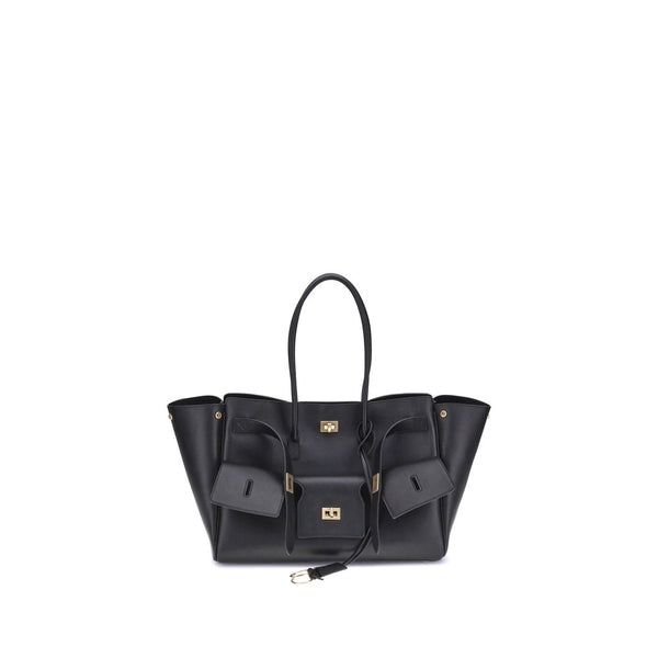Balenciaga Bel Air Medium Carry All Bag – Black Calfskin – Antiqued Gold Hardware – Women’s