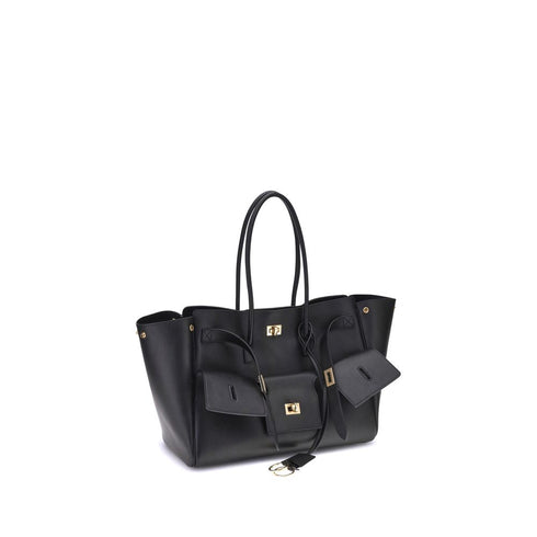 Balenciaga Bel Air Medium Carry All Bag – Black Calfskin – Antiqued Gold Hardware – Women’s