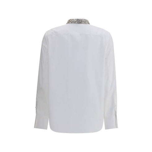 Alexander McQueen Shirt with embellished collar