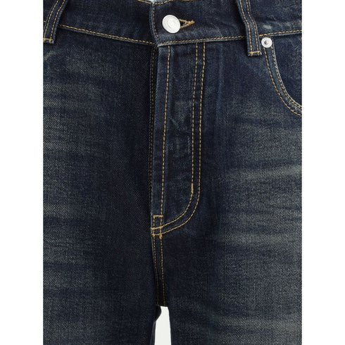 Alexander McQueen Vintage effect Jeans