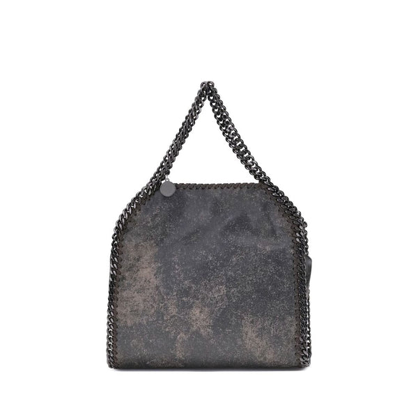 Stella McCartney Falabella Mini Charcoal Black Vegan Handbag for Women