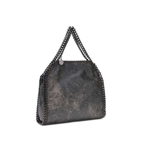 Stella McCartney Falabella Mini Charcoal Black Vegan Handbag for Women
