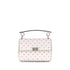 Valentino Garavani Rockstud Spike Medium Shoulder Bag White Lamb Leather - Women’s